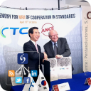 Kaphong Choi, Presidente de KTC; Rafael Nava y Uribe, Presidente Ejecutivo de ANCE