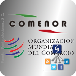 Logotipo del COMENOR y logotipo de la OMC