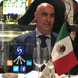 Embajador Ezequiel Sabor durante su presentación en el restaurante Rincón Argentino