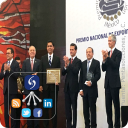 Ildefoso Guajardo Villareal, Secretario de Economía de México; Valentín Diez Morodo, Presidente del COMCE; José Eleovigildo Carranza Beltrán, Pinsa Congelados; Enrique Peña Nieto, Presidente de los Estados Unidos Mexicanos; Luis Frías López, Presidente de la CCMXCO; Alfredo del Mazo Maza, Gobernador del Estado de México