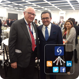 Rafael Nava y Uribe, Presidente de Pentasoluciones; Ildefoso Guajardo Villareal, Secretario de Economía de México